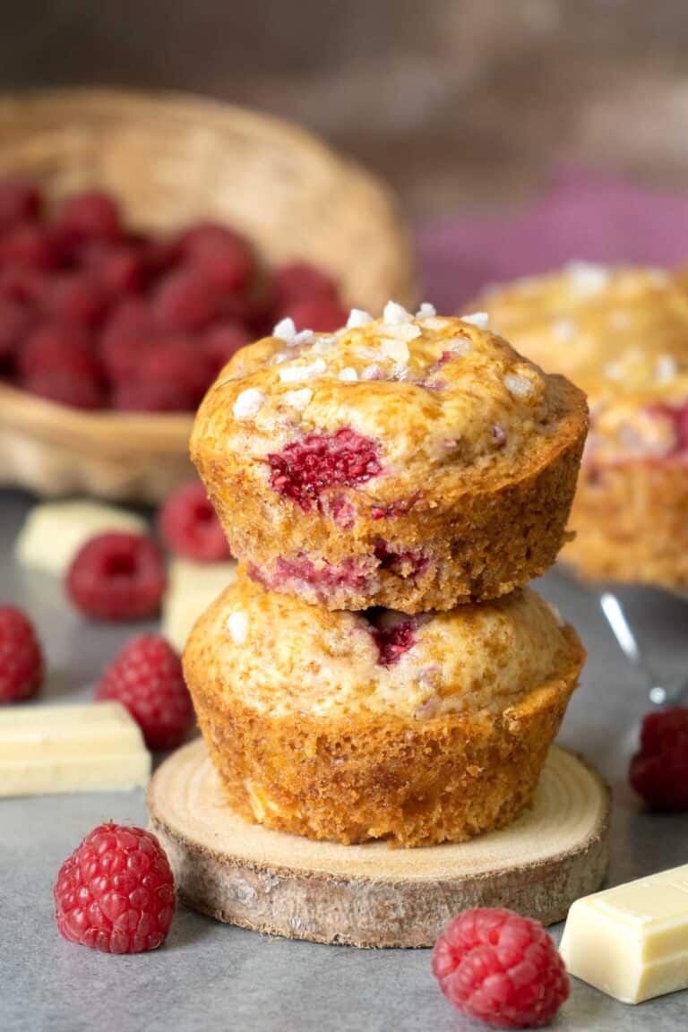 Raspberry And White Chocolate Muffins El Mundo Eats