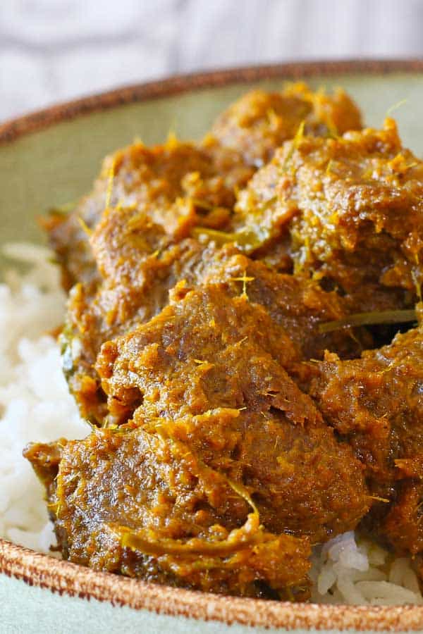 Malaysian Beef Rendang Curry - El Mundo Eats