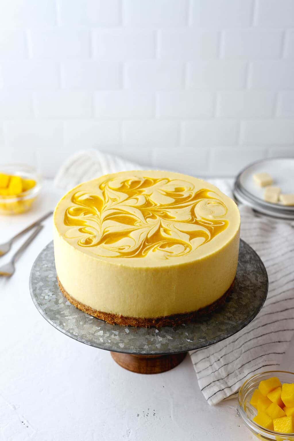No Bake Mango Cheesecake Recipe | El Mundo Eats