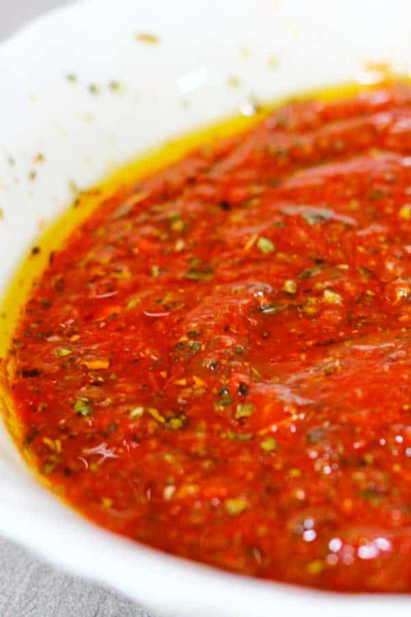 Descubrir 69+ imagen receta salsa pizza
