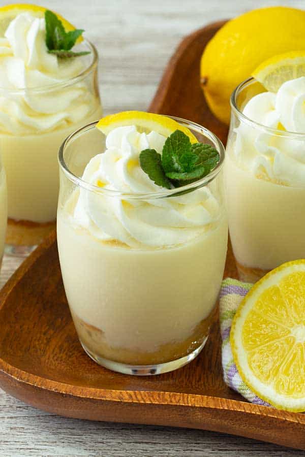 Lemon Parfait Cups Dessert