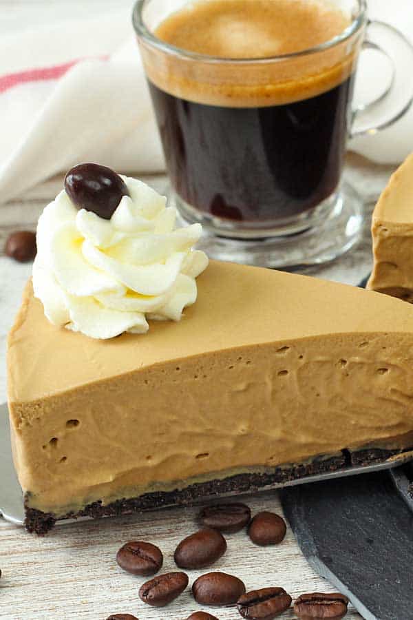 No-Bake Coffee Cheesecake Recipe | El Mundo Eats