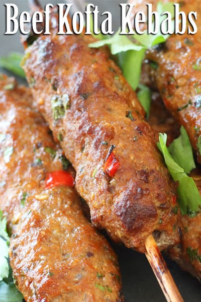 Baked Beef Kofta Kebab Recipe | El Mundo Eats