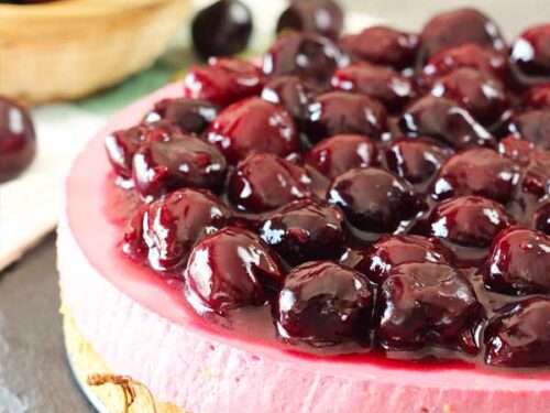 Receta de Cheesecake de Cerezas Sin Horno | El Mundo Eats