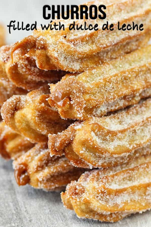 Churros Filled With Dulce De Leche Recipe El Mundo Eats 