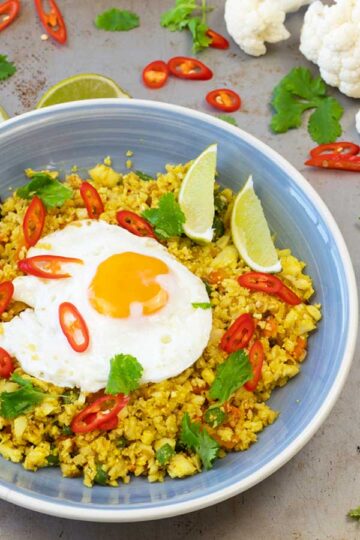 Arroz de Coliflor Nasi  Goreng  El Mundo Eats