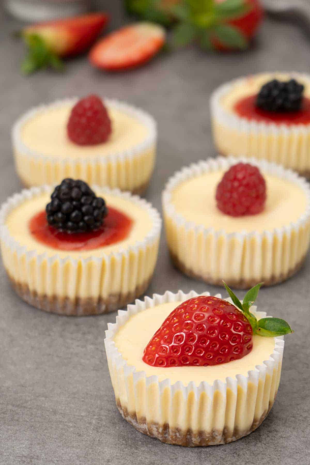 Mini Cheesecakes F ciles El Mundo Eats