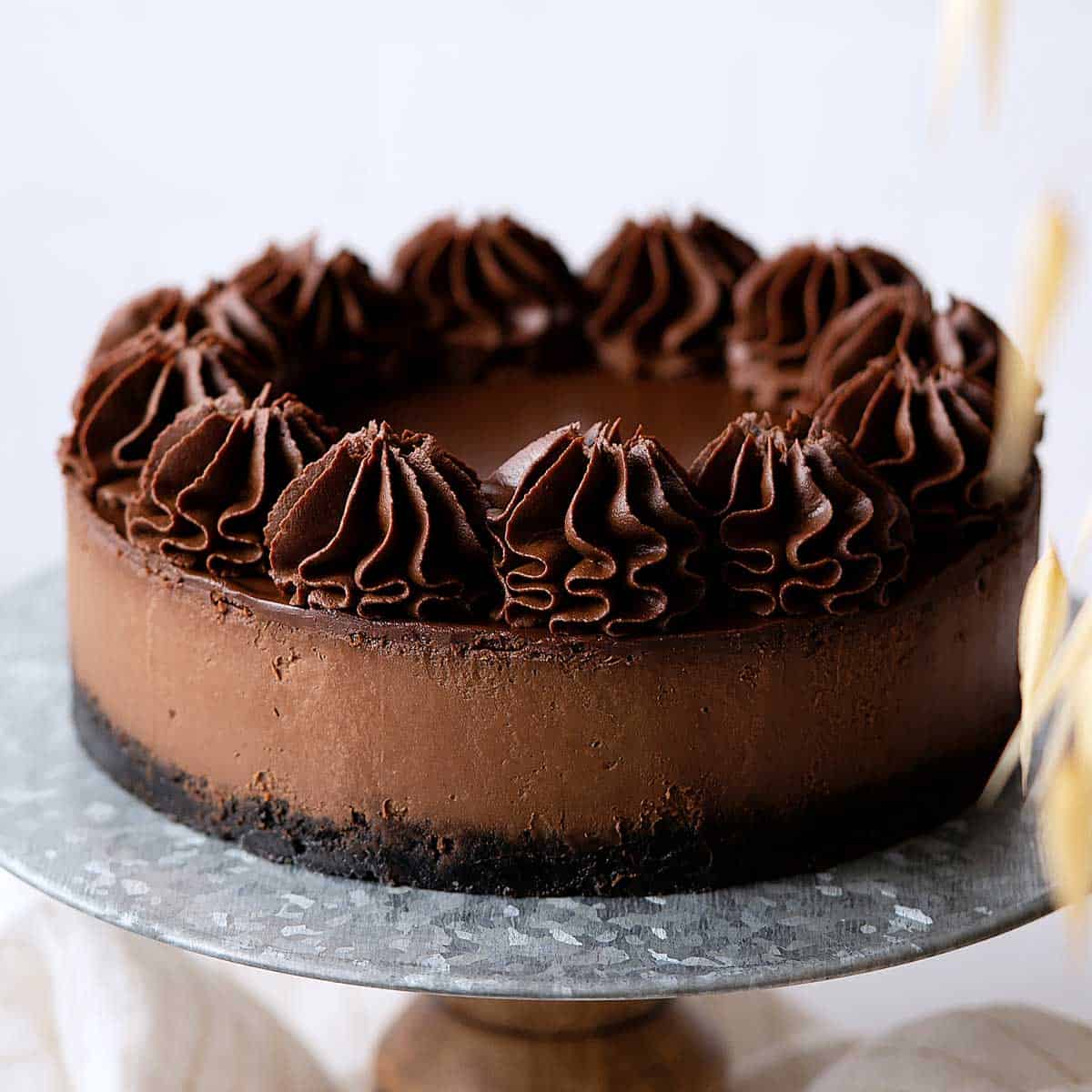 Arriba 37+ imagen receta cheesecake chocolate