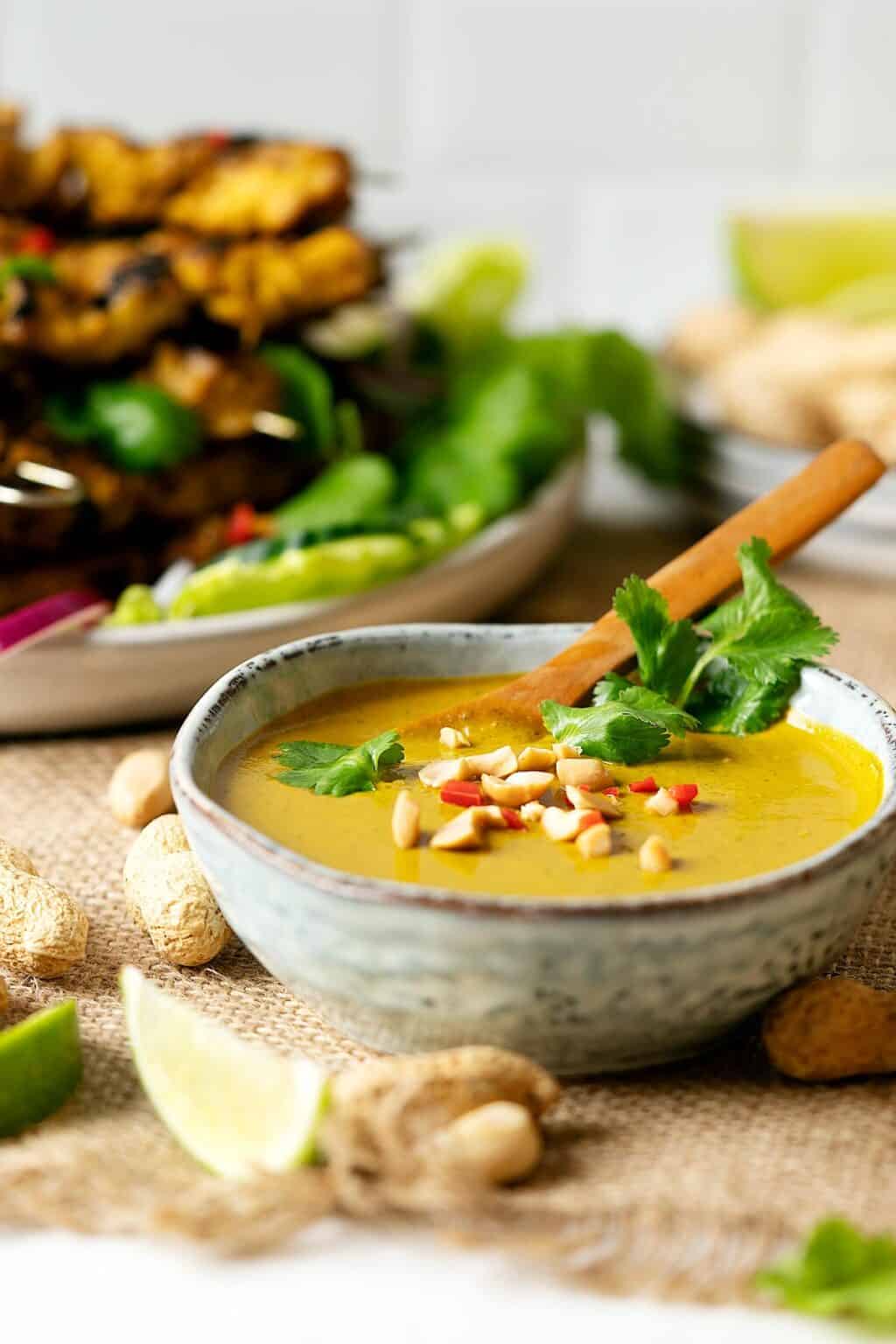 5-Minute Peanut Satay Sauce - El Mundo Eats