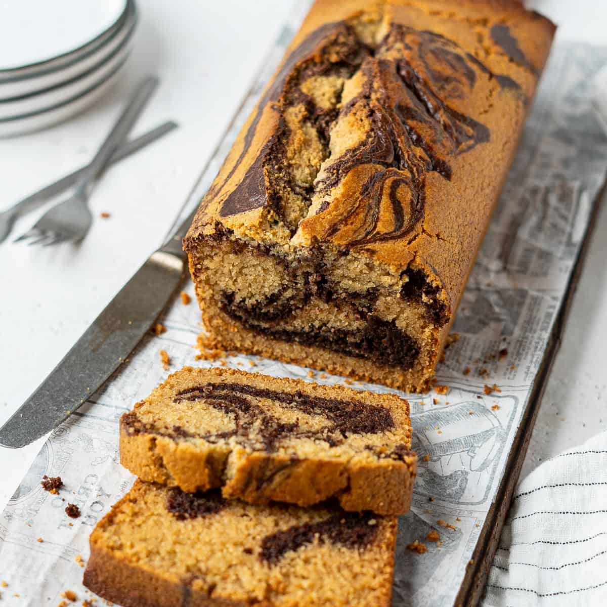 Chocolate Orange Marble cake – Deane's Delectable Delights