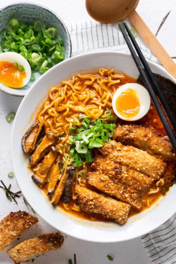 Spicy Ramen With Chicken Katsu - El Mundo Eats