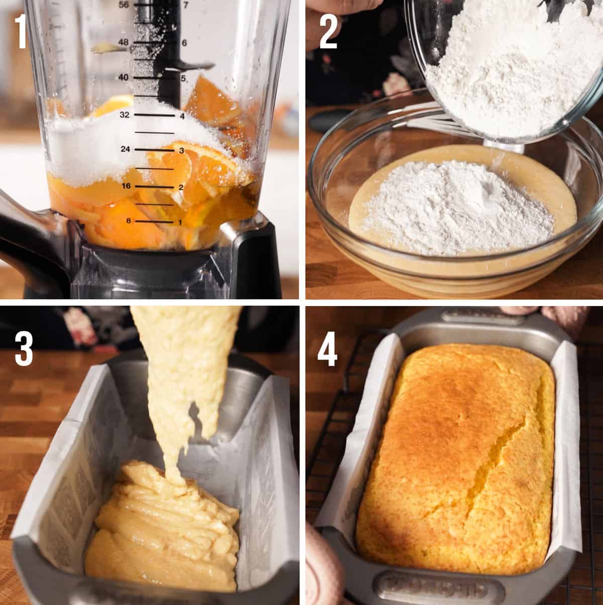 How to make whole orange blender cake