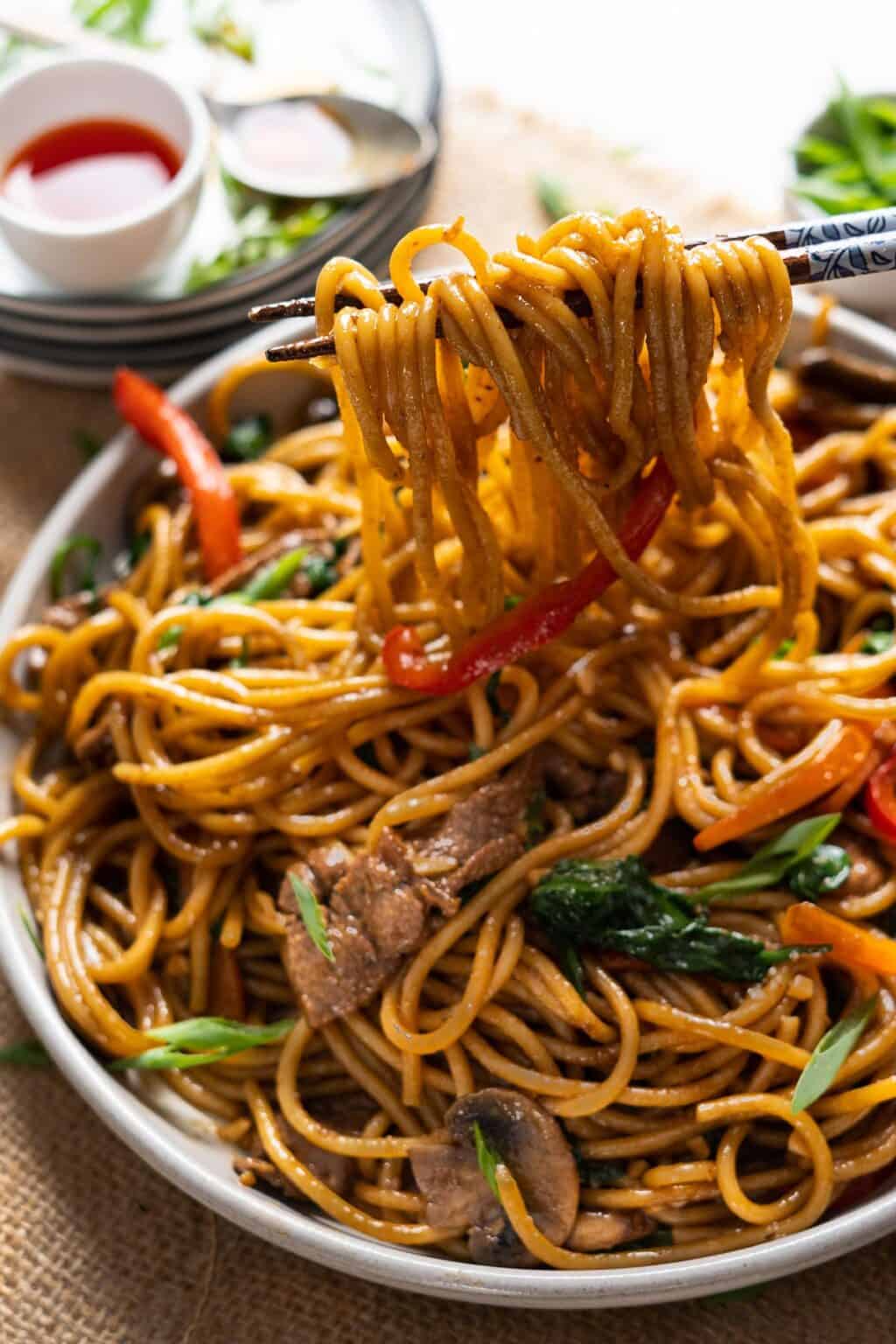 Minute Easy Beef Lo Mein El Mundo Eats