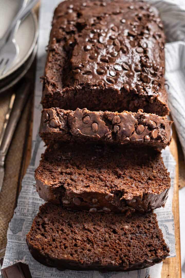 Double Chocolate Banana Bread - El Mundo Eats