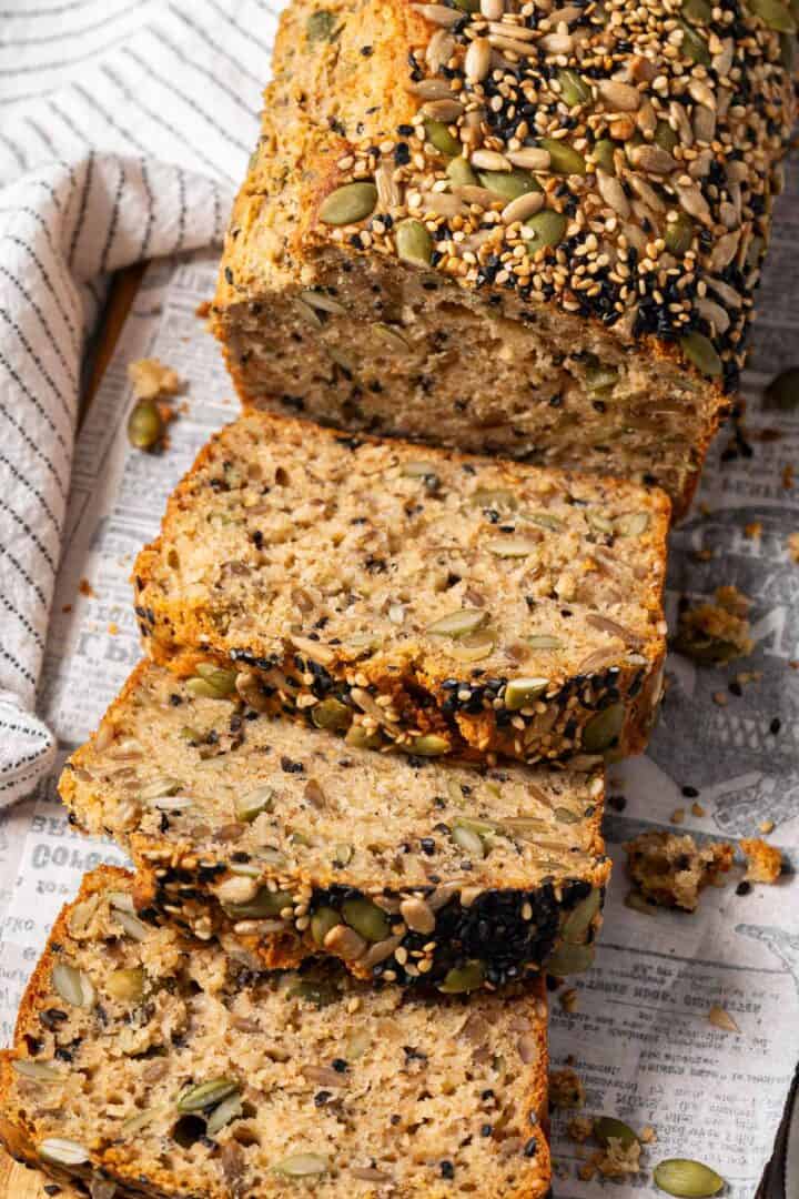 Easy No-Knead Multi-Seed Bread - El Mundo Eats