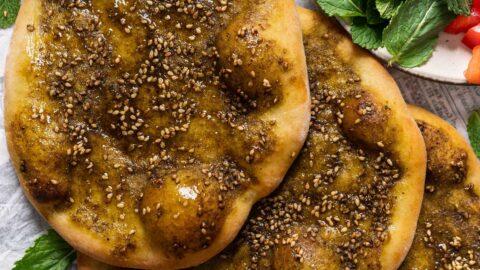 Zaatar flatbread on sale