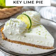 Key lime pie for Pinterest.