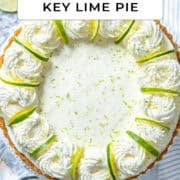 Key lime pie for Pinterest.