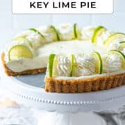 Key lime pie for Pinterest.