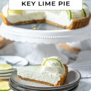 Key lime pie for Pinterest.