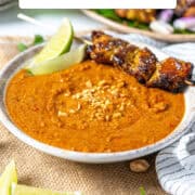 Malaysian Satay Sauce for Pinterest.