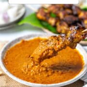 Malaysian Satay Sauce for Pinterest.