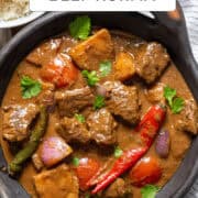 Beef korma for Pinterest.