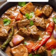 Beef korma for Pinterest.