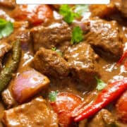 Beef korma for Pinterest.