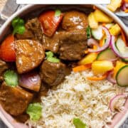 Beef korma for Pinterest.