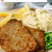 Milanesa steak for Pinterest.