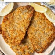 Milanesa steak for Pinterest.