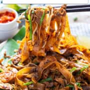 Char kway teow for Pinterest.