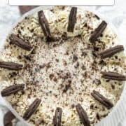 No-bake Oreo cheesecake for Pinterest.