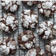 Chocolate crinkle cookies for Pinterest 4.