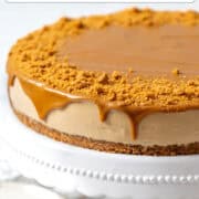 No-bake Biscoff cheesecake for Pinterest.