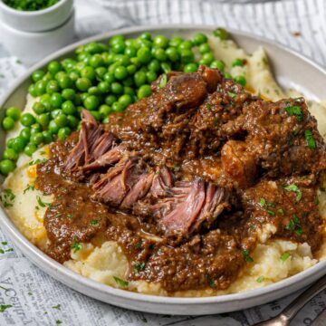 Slow cooker Spanish oxtail stew for FP.